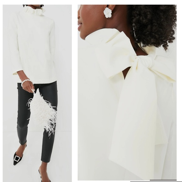 Tuckernuck Pomander Place Cream Faye Blouse Various Sizes - Picture 2 of 12